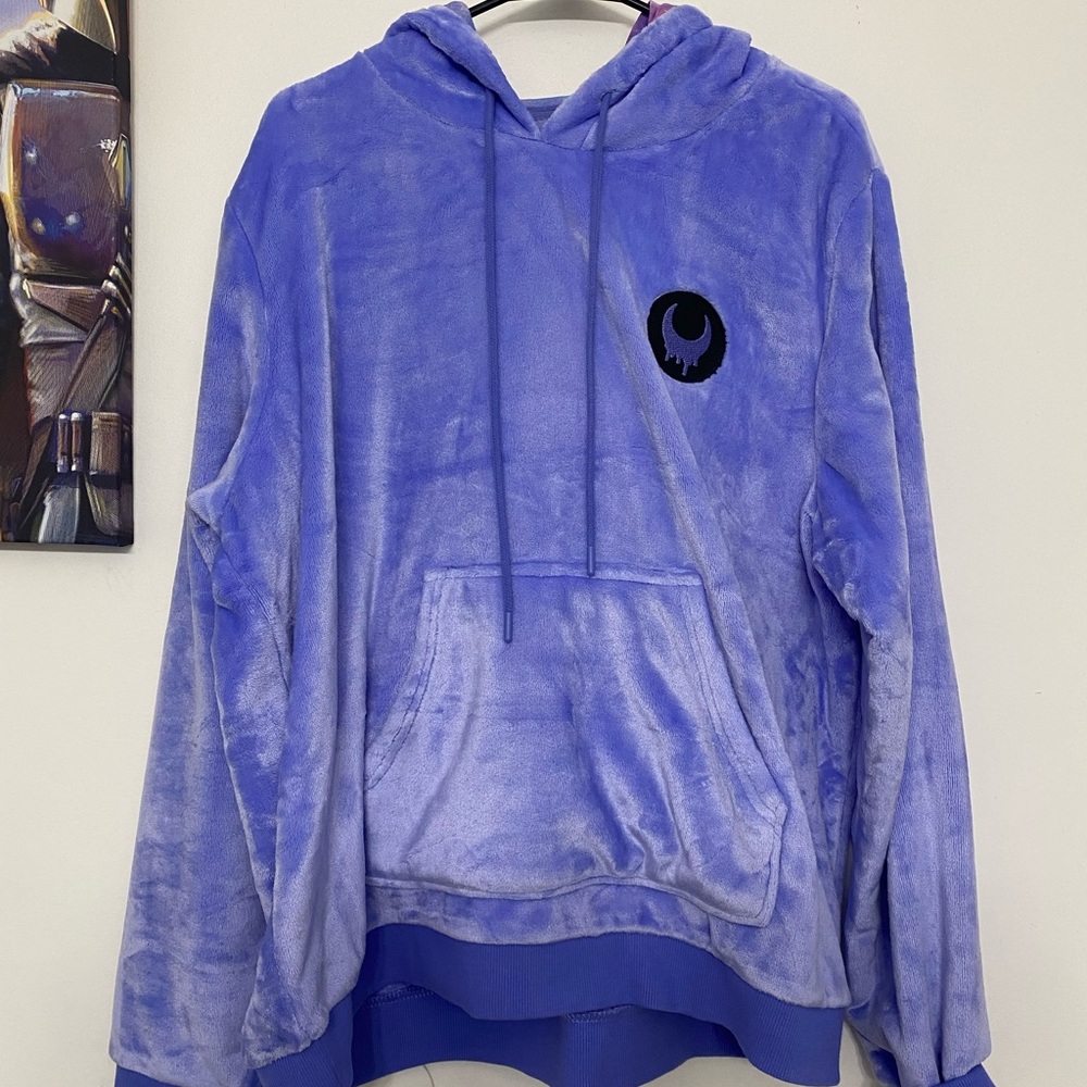Black Milk Clothing Galaxy Melt Fluffy Hoodie Medium